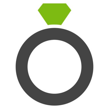 Elmas halka vektör simgesi