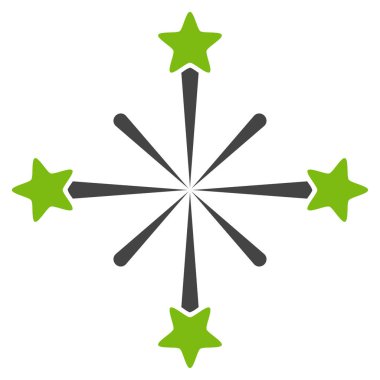 Fireworks vektör simgesi