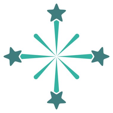 Fireworks vektör simgesi