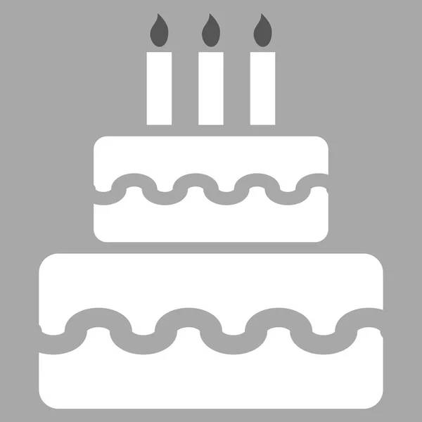 Birthday Cake Vector Icon — Stock Vector