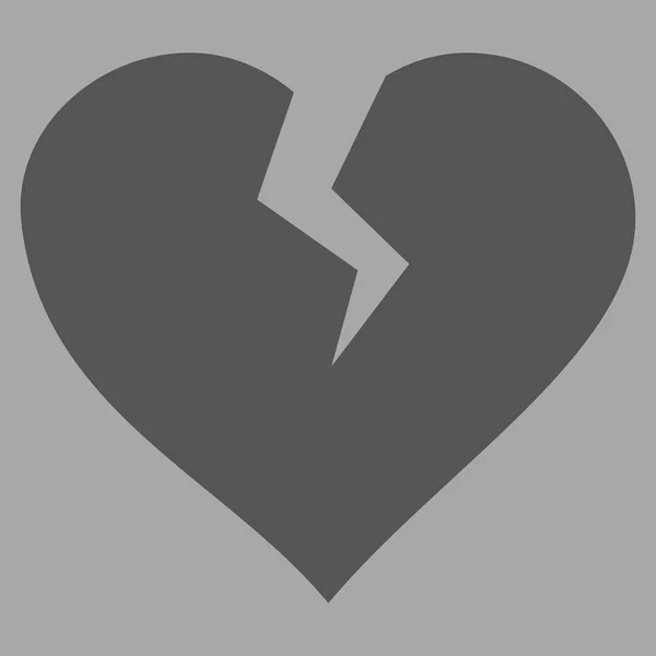 Векторная икона "Разбитое сердце" — стоковый вектор