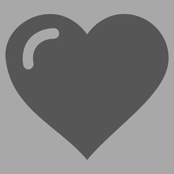Love Heart Vector Icon — Stock Vector
