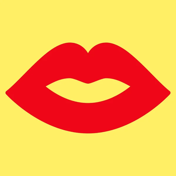 Lippen vector pictogram — Stockvector