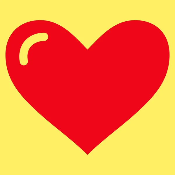 Icône vectorielle coeur amour — Image vectorielle