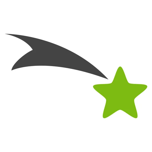 Black shooting star — Stock Vector © cidepix #3882899