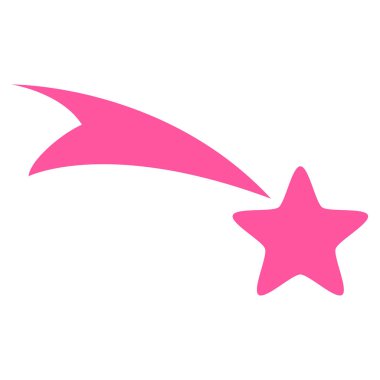 Düşen yıldız vektör simgesi