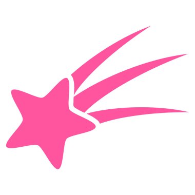 Düşen yıldız vektör simgesi