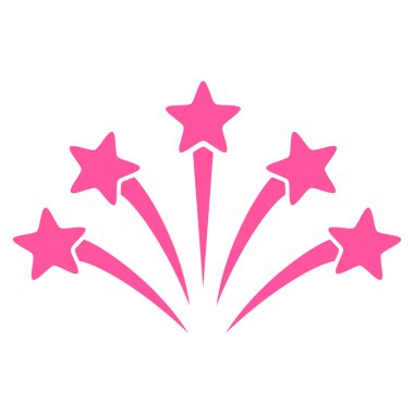 Havai fişek patlama vektör simgesi