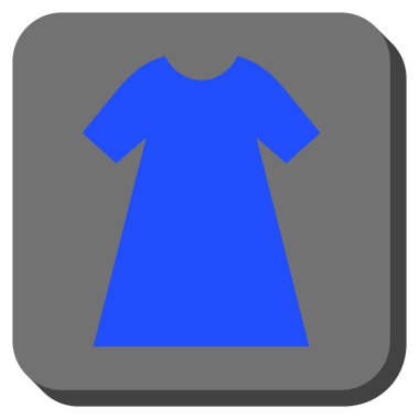 Kadın elbise yuvarlak kare düğme