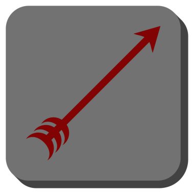 Ok yuvarlak kare düğme