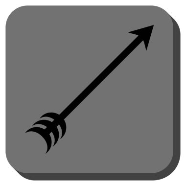 Ok yuvarlak kare düğme