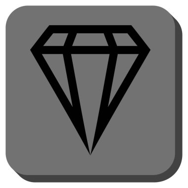 Yuvarlatılmış Kare düğme gem