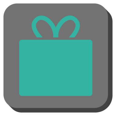 Hediye yuvarlak kare düğme