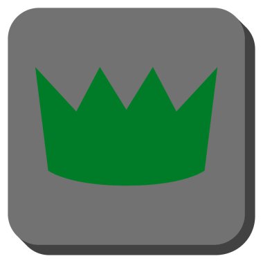 Taç yuvarlak kare düğme