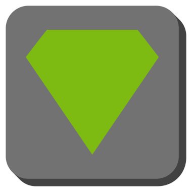 Elmas yuvarlak kare düğme