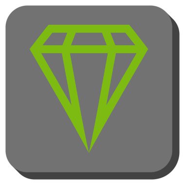 Yuvarlatılmış Kare düğme gem