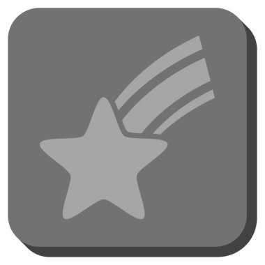 Kayan yıldızı yuvarlak kare düğme