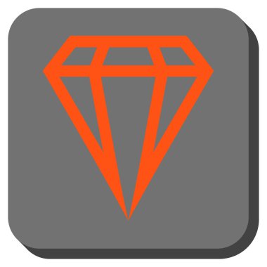 Yuvarlatılmış Kare düğme gem