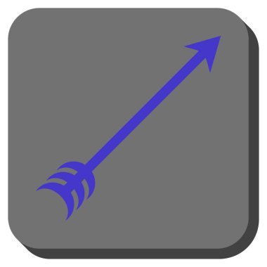 Ok yuvarlak kare düğme