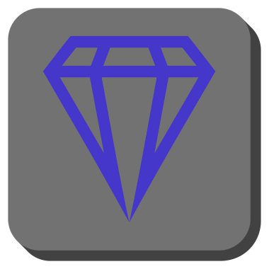 Yuvarlatılmış Kare düğme gem