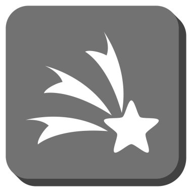 Kayan yıldızı yuvarlak kare düğme