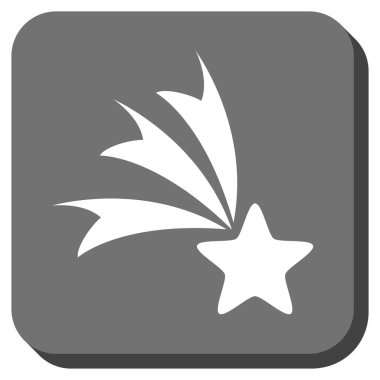 Kayan yıldızı yuvarlak kare düğme