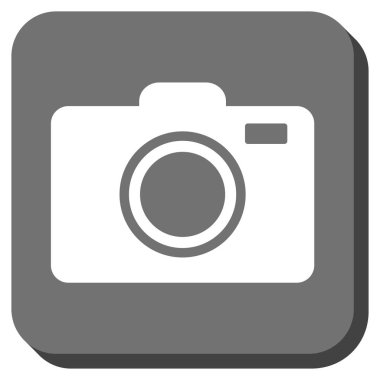 Fotoğraf makinesi yuvarlak kare düğme