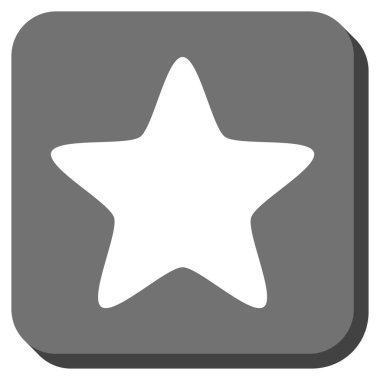 Yıldız yuvarlak kare düğme