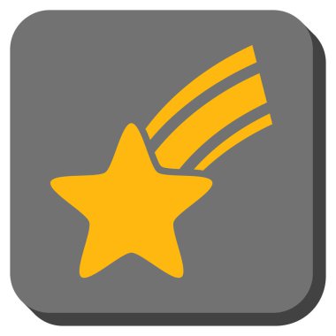 Kayan yıldızı yuvarlak kare düğme