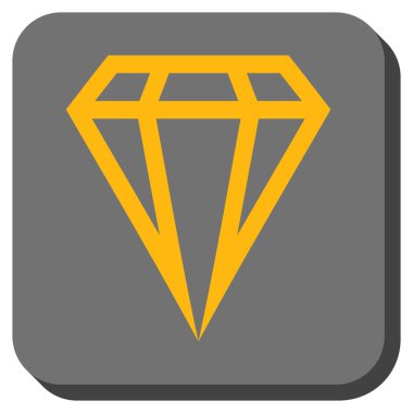 Yuvarlatılmış Kare düğme gem