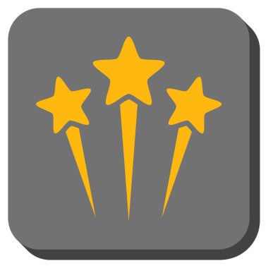 Yıldız Selam yuvarlak kare düğme