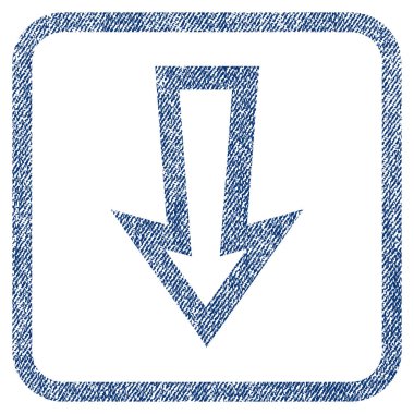 Kumaş dokulu simgesi aşağı ok