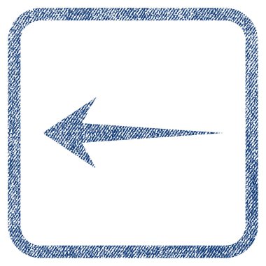 Ok sol kumaş dokulu simgesi