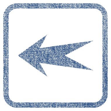 Ok sol kumaş dokulu simgesi