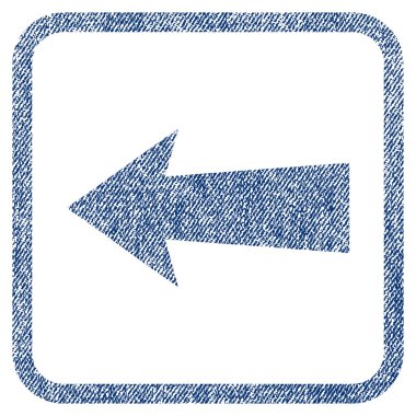 Ok sol kumaş dokulu simgesi