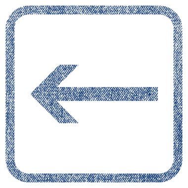 Ok sol kumaş dokulu simgesi