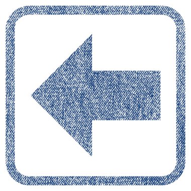 Ok sol kumaş dokulu simgesi