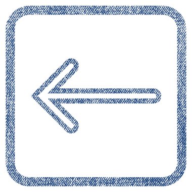 Ok sol kumaş dokulu simgesi