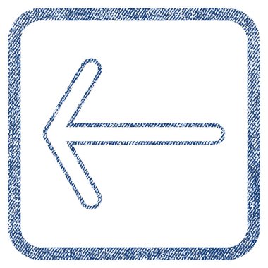 Ok sol kumaş dokulu simgesi