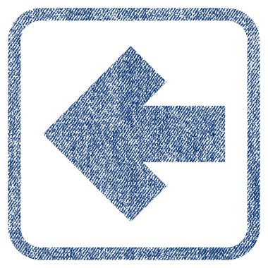 Ok sol kumaş dokulu simgesi