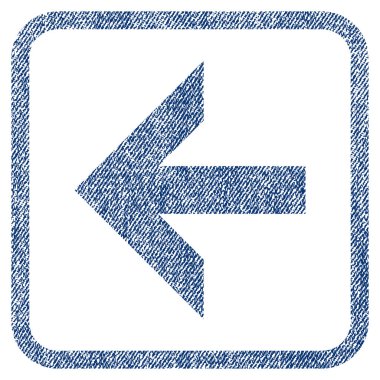 Ok sol kumaş dokulu simgesi