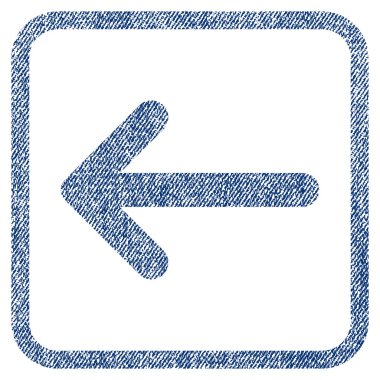 Ok sol kumaş dokulu simgesi