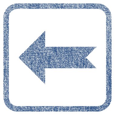 Ok sol kumaş dokulu simgesi