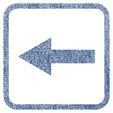 Ok sol kumaş dokulu simgesi