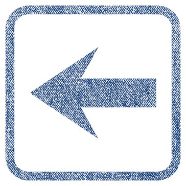 Ok sol kumaş dokulu simgesi