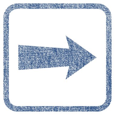 Ok sağ kumaş dokulu simgesi