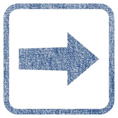 Ok sağ kumaş dokulu simgesi