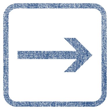 Ok sağ kumaş dokulu simgesi