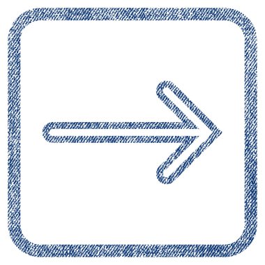 Ok sağ kumaş dokulu simgesi