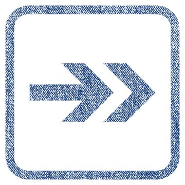 Ok sağ kumaş dokulu simgesi